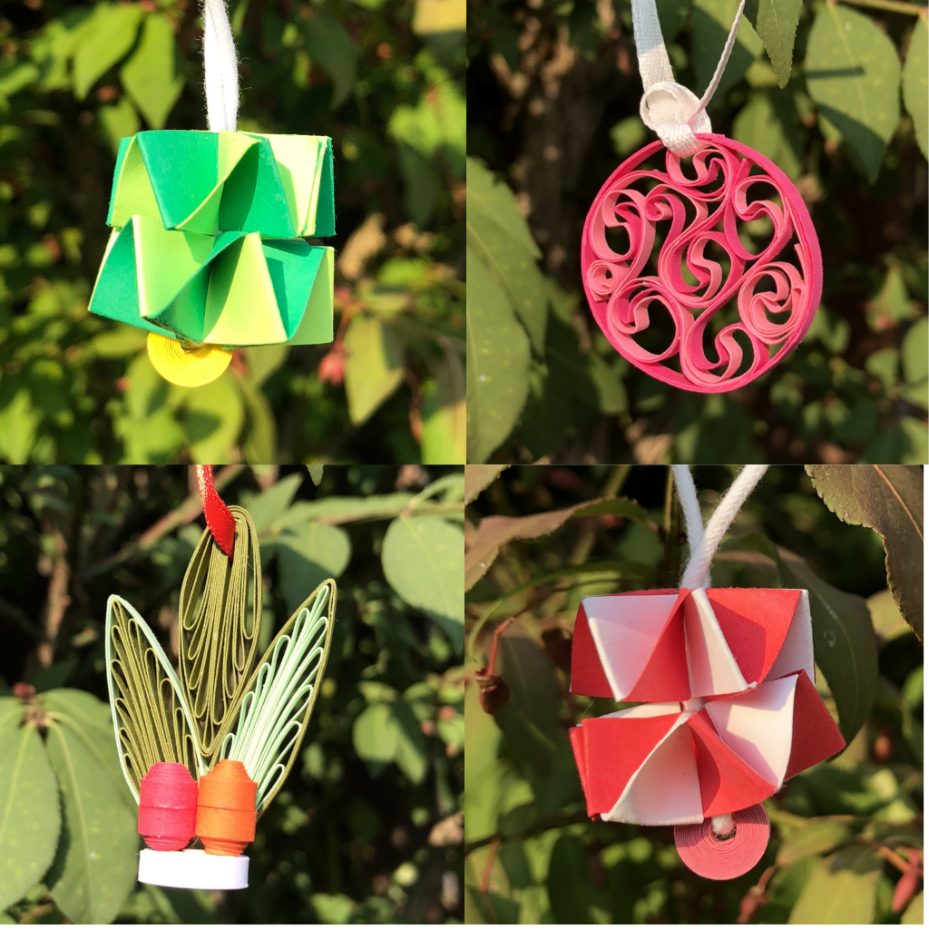 Paper Quilling Art Ornaments Lanterns