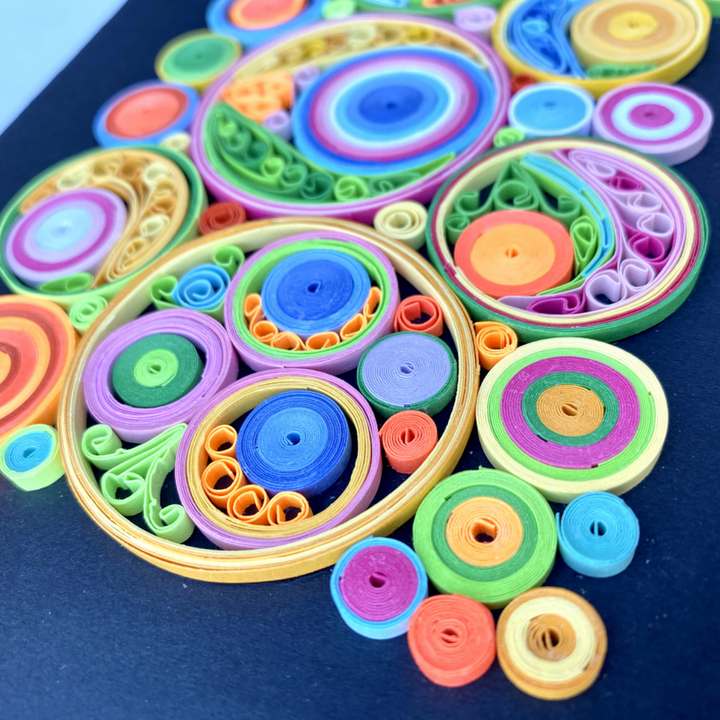 Paper Quilling Art Universe Abstract
