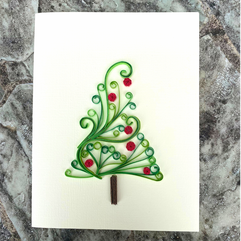 Decorative Christmas Tree Quilling